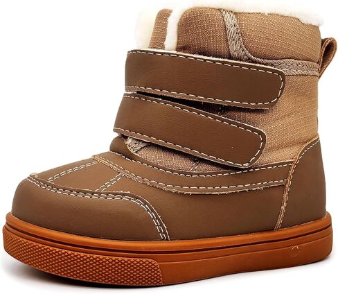 Baby Snow Boots Waterproof Winter Warm Duck Booties Infant Boys Girls Outdoor Shoes for Cold Weather 6 9 12 15 18 24 Months in Saudi Arabia