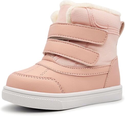 Baby Snow Boots Waterproof Winter Warm Duck Booties Infant Boys Girls Outdoor Shoes for Cold Weather 6 9 12 15 18 24 Months in Saudi Arabia