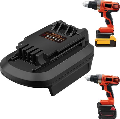 Battery Adapter for makita 18V Lithium Battery Convert to for Black+Decker 20V LBXR2020 LBX20 LBXR20 Battery Use for Black+Decker 20V Cordless Power Tool (Adapter only) in Kuwait