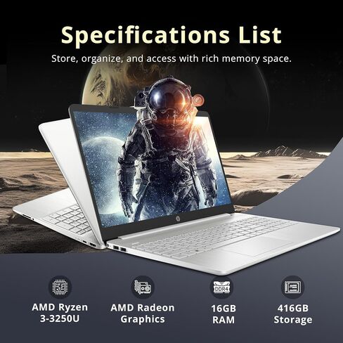 HP 15.6" Full HD Touch-Screen Laptop, AMD Ryzen 7 4700U, 8GB Memory, 512GB SSD, Windows 10 Home, Natural Silver in Kuwait