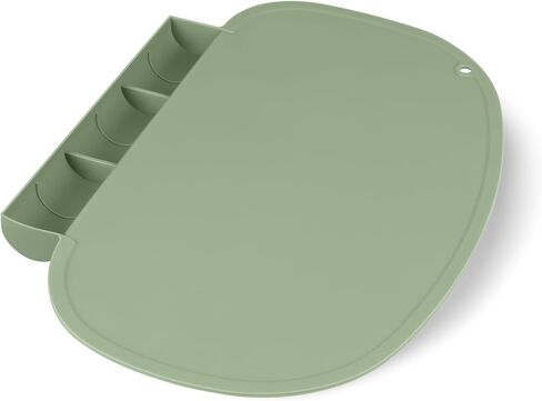 Silicone Placemat for Baby, Silicone Tablemats with Food Catching Pocket, Non-Slip Silicone Placemat for Restaurants Home Travel (Blush) in Saudi Arabia