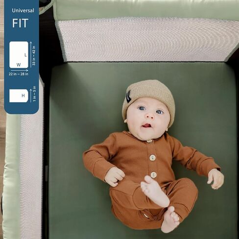 GRSSDER Pack n Play Sheets Fitted 3 Pack، حزمة متماسكة من الجيرسي فائقة النعومة وقابلة للتمدد وملاءات اللعب، مرتبة عالمية محمولة / صغيرة لسرير الأطفال مريحة وآمنة، نمط محايد لطباعة السيارات in Kuwait