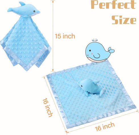 Pro Goleem Loveys for Babies - Soft Security Blanket Baby Snuggle Toy Newborn Stuffed Animals Baby Gifts for Boys and Girls, Lion 16 Inch in Saudi Arabia