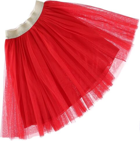 Toddler Baby Girl's Tutu A Line Knee Length Tulle Layered Long Party Skirt for Little Big Girls 1T-16T in Saudi Arabia