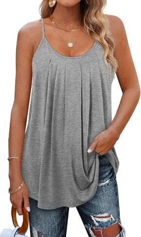 Geifa Summer Tank Tops for Women Vacation Outfits 2024 Fashion Trendy Clothes in Saudi Arabia