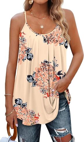 Geifa Summer Tank Tops for Women Vacation Outfits 2024 Fashion Trendy Clothes in Saudi Arabia
