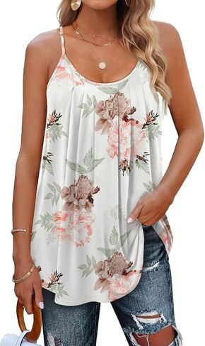 Geifa Summer Tank Tops for Women Vacation Outfits 2024 Fashion Trendy Clothes in Saudi Arabia