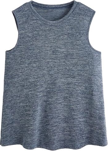 OYOANGLE Women's Maternity Casual Sleeveless Sleep Shirts Split Hem T-Shirt Pregnancy Tank Top in Saudi Arabia