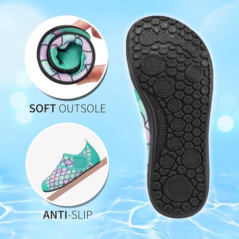 Toddler Water Shoes for Kids Boys Girls，Swim Quick Dry Aqua Socks Little Kid Baby Youth Children Non-Slip for Beach Pool Outdoor Sports Walking in Saudi Arabia