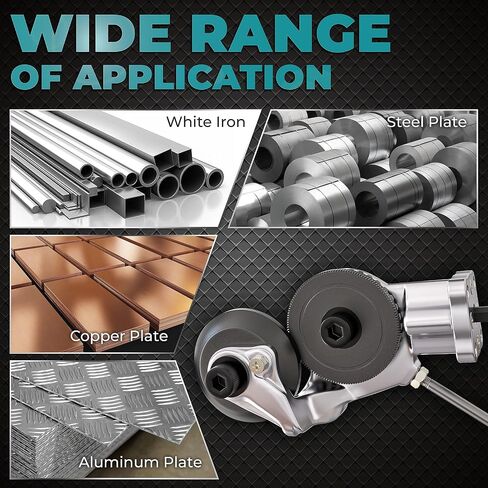 Metal Nibbler Drill Attachment, Rayan Deluxe Electric Drill Plate Cutter Attachment 2023 Model in Saudi Arabia