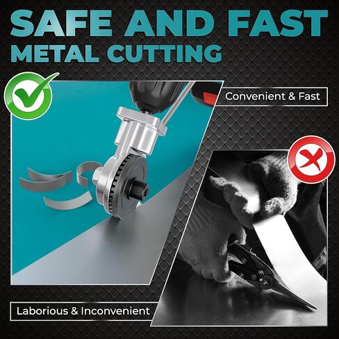 Metal Nibbler Drill Attachment, Rayan Deluxe Electric Drill Plate Cutter Attachment 2023 Model in Saudi Arabia