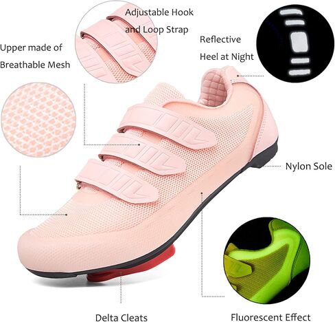 Men's Indoor Cycling Shoes Compatible with Peloton Bike Shoes Cycling Shoes with Delta Cleats Clip Outdoor Pedal SPD Road Bike Shoes in Saudi Arabia