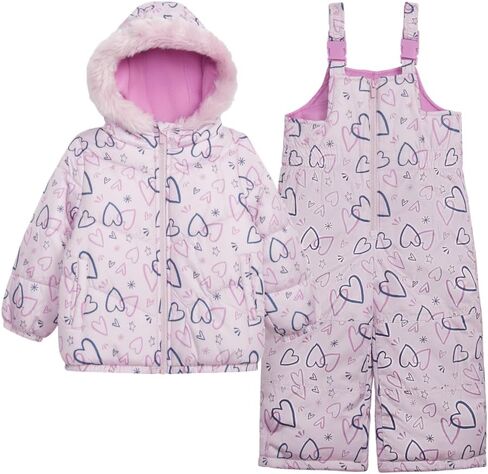 Carter's baby-girls Toddler & Big Girls' Insulated 2-piece Print Snowsuit and Bib Snow Pant Ski Set in Saudi Arabia
