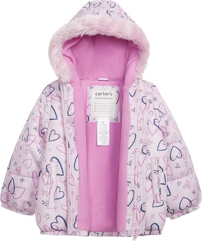 Carter's baby-girls Toddler & Big Girls' Insulated 2-piece Print Snowsuit and Bib Snow Pant Ski Set in Saudi Arabia