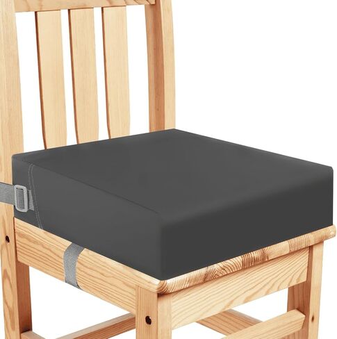 Toddler Booster Seat for Dining Table, Washable Thick Strong Support Portable Booster Chair for Toddlers Eating, Easy Cleaning Booster Seat Cushion Detachable with Fix Straps in Saudi Arabia