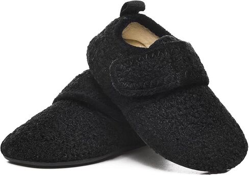 SLEVEL Comfort Toddler Slippers Lightweight Little Kids Indoor Non Slip Grip Around The House Home Shoes for Boys Girls in Saudi Arabia