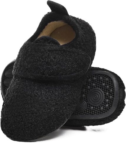 SLEVEL Comfort Toddler Slippers Lightweight Little Kids Indoor Non Slip Grip Around The House Home Shoes for Boys Girls in Saudi Arabia