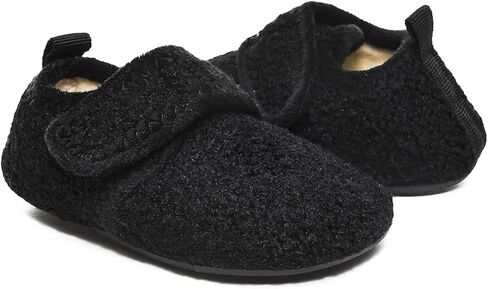 SLEVEL Comfort Toddler Slippers Lightweight Little Kids Indoor Non Slip Grip Around The House Home Shoes for Boys Girls in Saudi Arabia