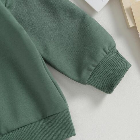 Toddler Baby Boy Fall Winter Outfits Letter Crewneck Sweatshirt Casual Pants 2Pcs Clothes Set in Saudi Arabia