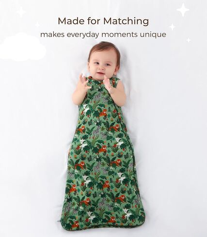 Baby Sleep Sack Soft Wearable Blanket 2-Way Zipper Sleeping Bag for Girls Boys 0-3T, Viscose Made from Bamboo in Saudi Arabia