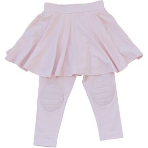 Viscose Girl's Leggings with Skirt and Knee Pads, Black Leggings Girls Toddler Leggings 2t - 5t Leggings