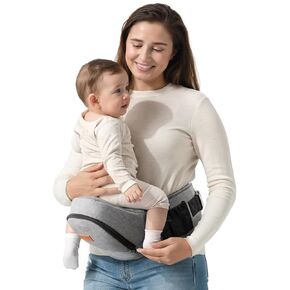 besrey Baby Hip Carrier, Hip Baby Carrier,Toddler Hip Carrier, Fanny Pack Baby Carrier Hip Seat, Side Baby Carrier for Toddler, Up to 44lb, Baby Holder Carrier, Dad Infant Carrier Hipseat, Black