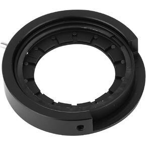 Adjustable Iris Aperture Diaphragm 1.5-25mm Microscope Iris Adapter Aperture Adjustable Lens Diaphragm Optical Diaphragm for Laboratory Microscope (SK25)