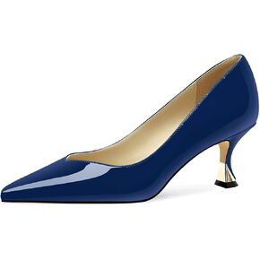 Women Low Kitten Heels Women's Dressy Pumps Pointed Closed Toe Elegant Wedding Pumps Formal Work Office Comfortable Shoes Classic Pumps for Women