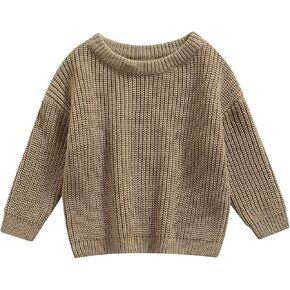 Yony Cles Baby Girls Clothes Fall 3 6 9 12 18 24 Months Toddler Girl Knitted Sweaters 2T 3T 4T 5T Kids Winter Warm Pullover