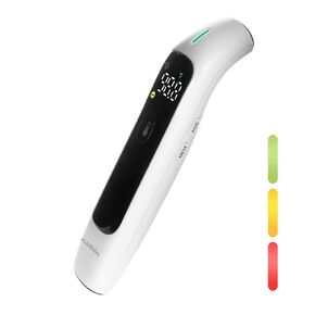 HuBDIC Hubibaby No-Touch Forehead Thermometer, Digital Infrared Thermometer for Adults and Kids, Touchless Baby Thermometer with Age Range Mode, Large LED Display and 35 Memory Function, FC-IR207