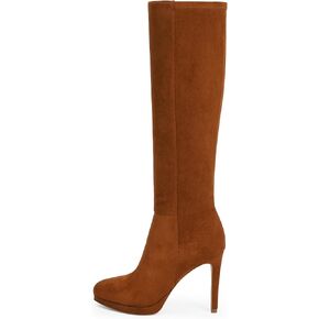 Modatope Knee High Boots Women Platform Boots Pointed Toe Tall Boots 4 In Stiletto High Heel Long Boots Side Zipper Dress Knee High Boots