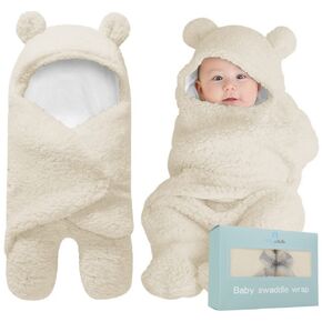 BlueMello Baby Shark Swaddle Blanket | Ultra-Soft Wearable Essential for Infants 0-6 Months | Adorable Shark Receiving Swaddling Wrap for Newborn Boy | Perfect Baby Girl Shower Gift for Baby Registry