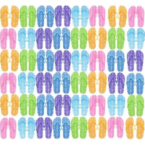 Bulk Flip Flops for Weddings, 48 Pairs, Reception Guest Slippers, Men Women Destination Beach Pool Wholesale Pack
