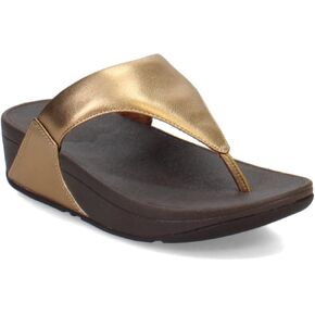FitFlop Women's Lulu Leather Toe-Post Thong Sandals