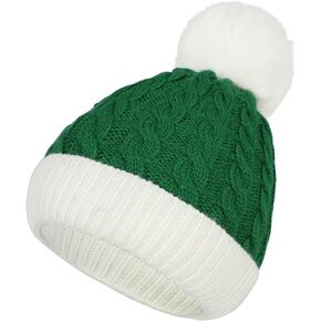 Century Star Baby Christmas Hat Knit Santa Hat Winter Baby Boy Girl Christmas Xmas Newborn Toddler Kids Christmas Beanie
