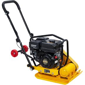 Garvee 7HP Plate Compactor Rammer, 212CC Gas Engine, 4200lbs Compaction Force Rammer Jumping Jack Tamper, 22.1x15.9 Inch Plate, 5600 VPM Pavement Compactor for Walkways, Asphalts, Paver Landscaping