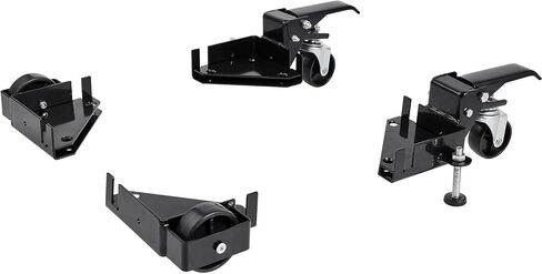 VEVOR Mobile Base, 400 lbs Weight Capacity, Adjustable from 12" x 12" to Infinity, Heavy Duty Universal Mobile Base Stand with Swivel Wheels, for Woodworking Equipment, Bandsaw, Power Tools, Machines in Saudi Arabia