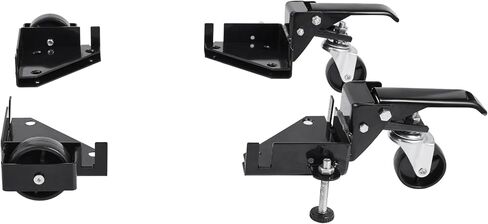 VEVOR Mobile Base, 400 lbs Weight Capacity, Adjustable from 12" x 12" to Infinity, Heavy Duty Universal Mobile Base Stand with Swivel Wheels, for Woodworking Equipment, Bandsaw, Power Tools, Machines in Saudi Arabia