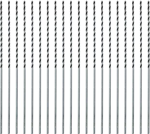 Sali 8pcs 3/8 inch Brad Point Wood Drill Bit Set Carbon Steel Wood Drill Bit Set for Hardwood, Plywood, Plastic Round Holes in All Types of Wood Extra Long 11 Inch in Saudi Arabia