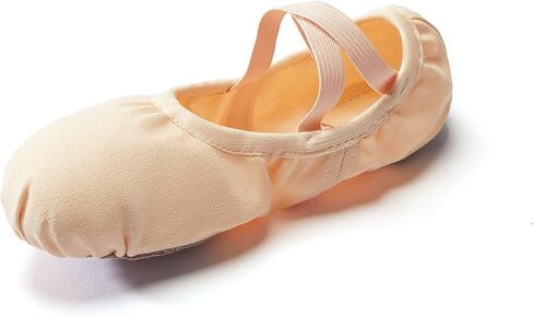 Dance Women's Ballet Shoes Stretch Canvas Performa Dance Slippers Split Sole for Girls/Adult in Kuwait