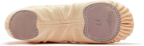 Dance Women's Ballet Shoes Stretch Canvas Performa Dance Slippers Split Sole for Girls/Adult in Kuwait