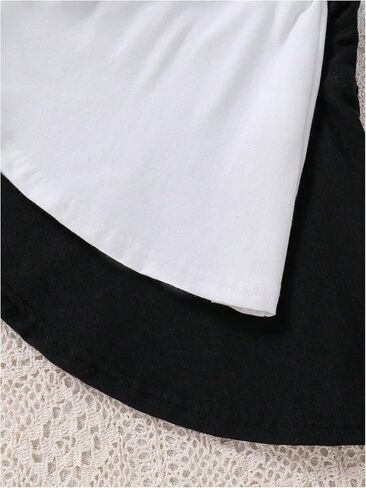 Floerns Toddler Girl's 2 Pcs High Waisted A Line Skirt Flare Ruffle Hem Skater Skirt in Saudi Arabia