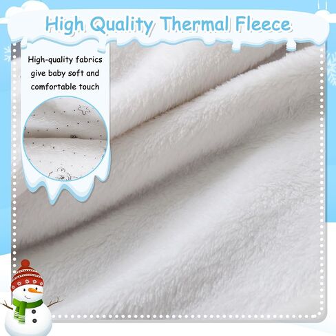 Fairy Baby Newborn Baby Bear Suit Thin Fleece Footie Romper Snowsuit Hooded Jumpsuit Bodysuit Winter Clothes Boy Girl 0-12M in Saudi Arabia