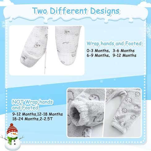 Fairy Baby Newborn Baby Bear Suit Thin Fleece Footie Romper Snowsuit Hooded Jumpsuit Bodysuit Winter Clothes Boy Girl 0-12M in Saudi Arabia