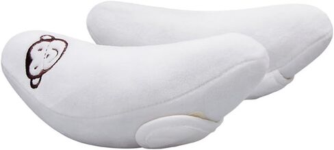 Adjustable Baby Head Support,U-Shaped Travel Pillow for Car Seats&Strollers | Baby Head Neck Support Pillow Cushion,Infant Travel Support for Toddlers and Kids,White in Saudi Arabia