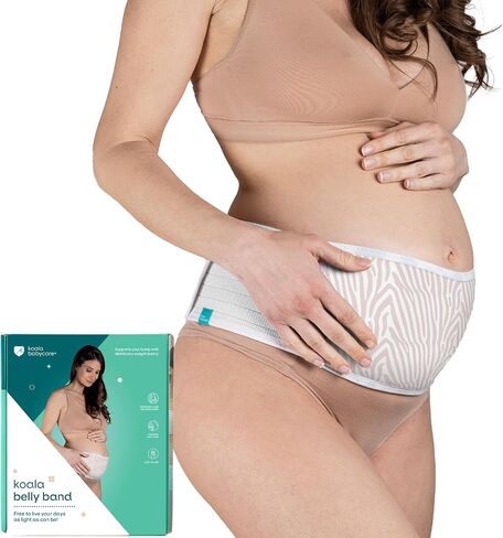 Koala Babycare Maternity Belly Bands for Pregnant Women One Size Fits All - Pregnancy Belly Band for Abdomen, Pelvic Pain, Waist and Back Support - Maternity Belt for all Stages of Pregnancy in Saudi Arabia