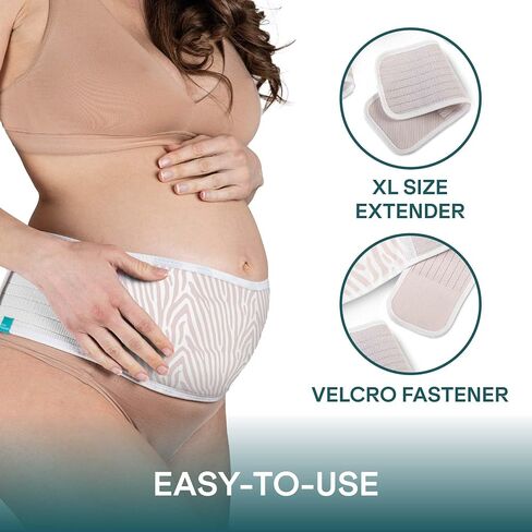 Koala Babycare Maternity Belly Bands for Pregnant Women One Size Fits All - Pregnancy Belly Band for Abdomen, Pelvic Pain, Waist and Back Support - Maternity Belt for all Stages of Pregnancy in Saudi Arabia