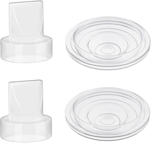 S9/S12/S9pro/S12pro Duckbill Valve and Silicone Diaphragm, Compatible with NaNaLazy/TSRETE/momcozy, Wearable Breast Pump Replacement Parts Accessories (4 Piece Set) in Saudi Arabia