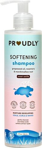 شامبو تنعيم بفخر من غابرييل يونيون ودواين وايد، لفائف الأطفال باللونين الأسود والبني، تجعيد الشعر والتموجات، خالٍ من مسببات الدموع، خالٍ من البارابين وتم اختباره من قبل أطباء الجلدية، الفانيليا الحلوة، 9 أونصة in Kuwait