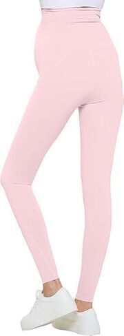 Natural Uniforms Womens Maternity High Waist, Bottom Lifting Nylon Yoga Leggings in Kuwait